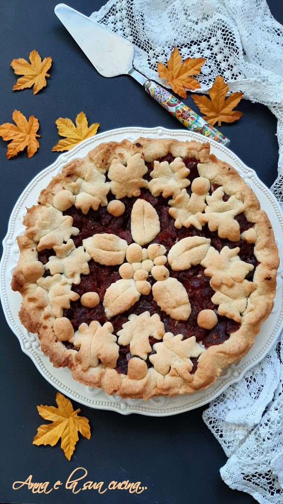 Tarta con mermelada de membrillo aroma de otoño