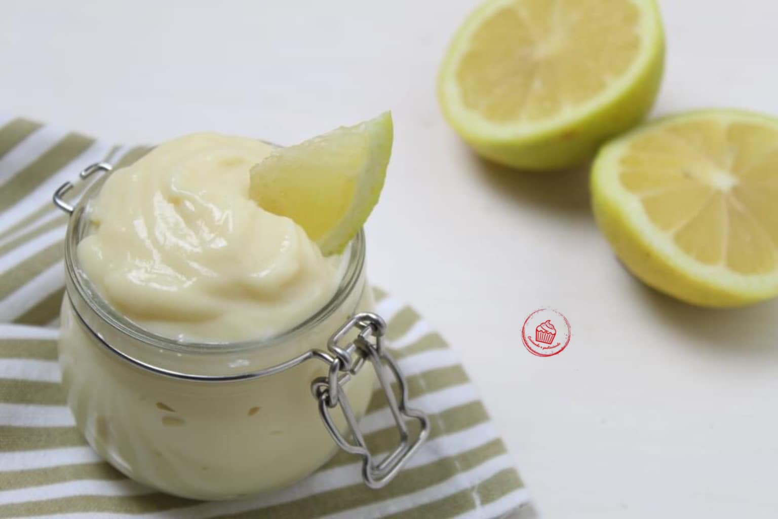 Crema pastelera de limón