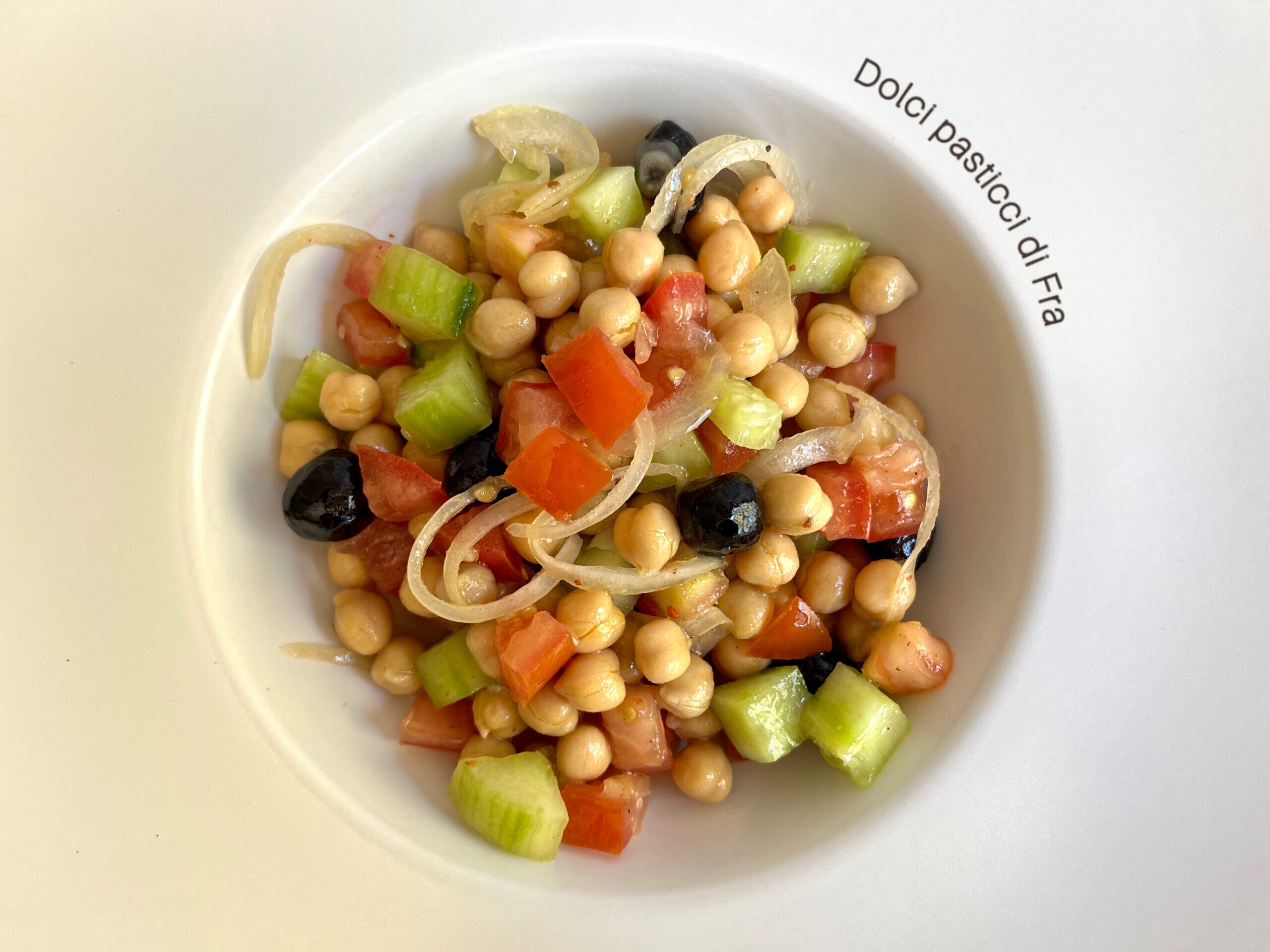 Ensalada de garbanzos de verano