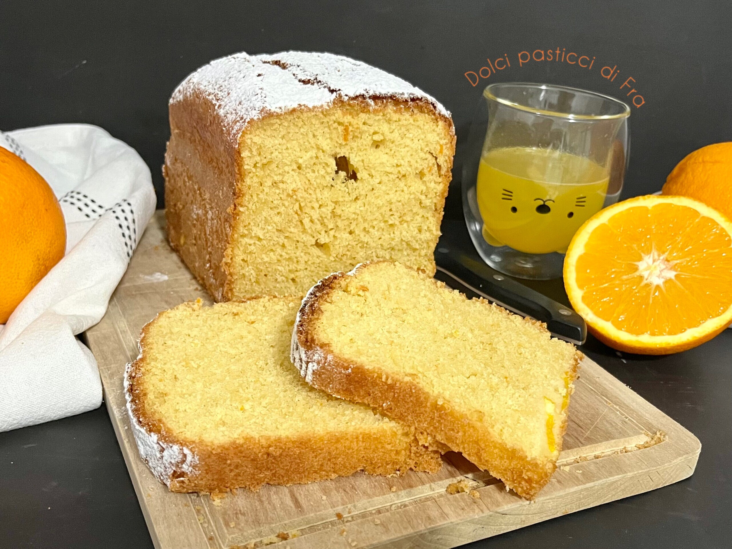 Plumcake de naranja sin gluten