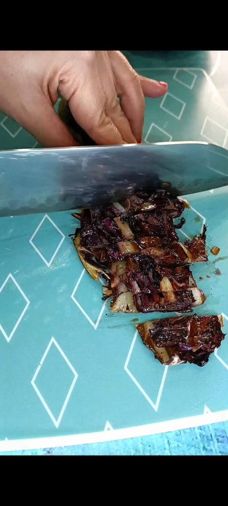 Lo cortamos en pedazos