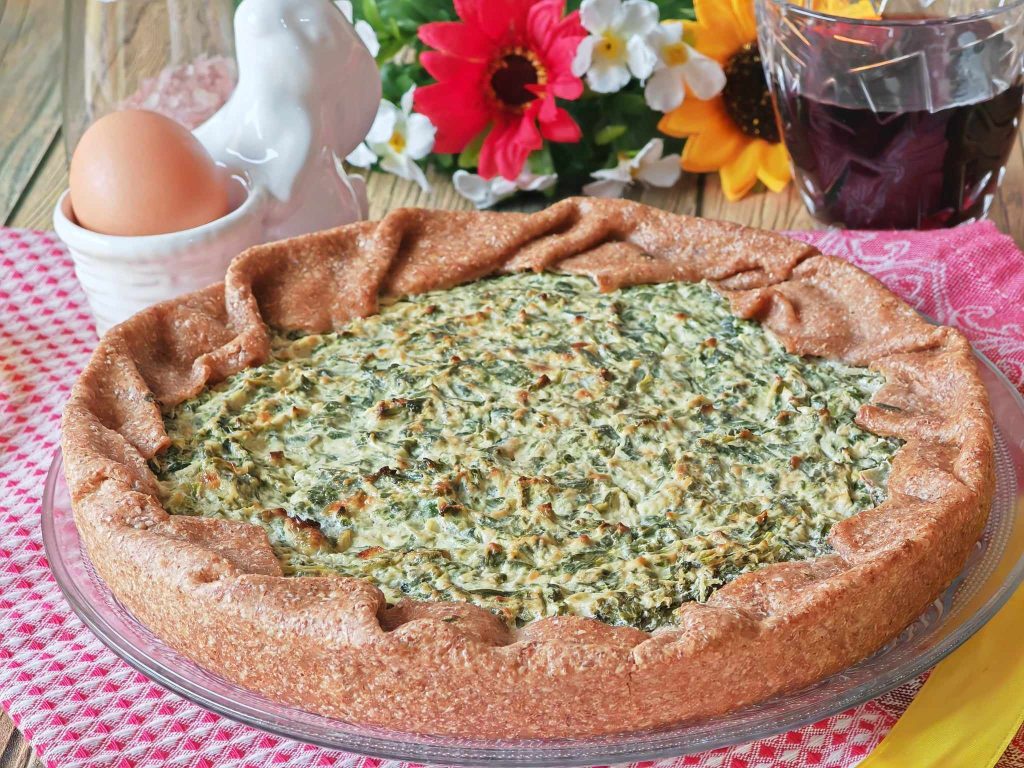 Tarta rústica salada