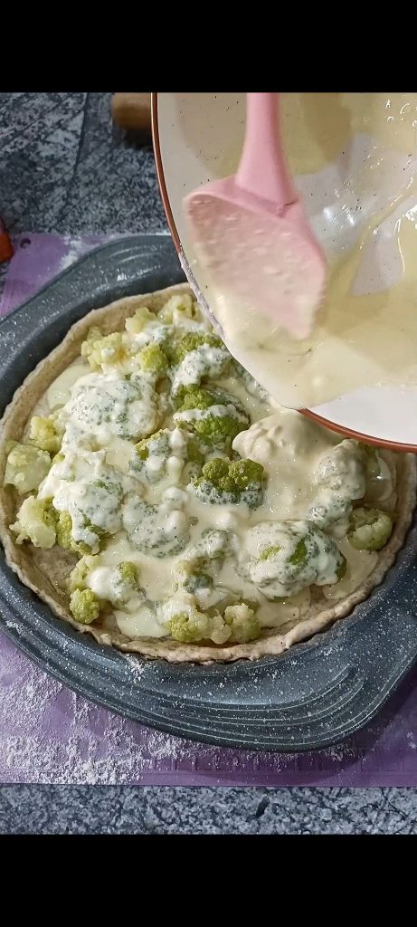 Rellenamos la tarta salada