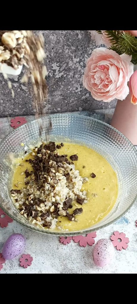 Añadimos trigo cocido y chocolate