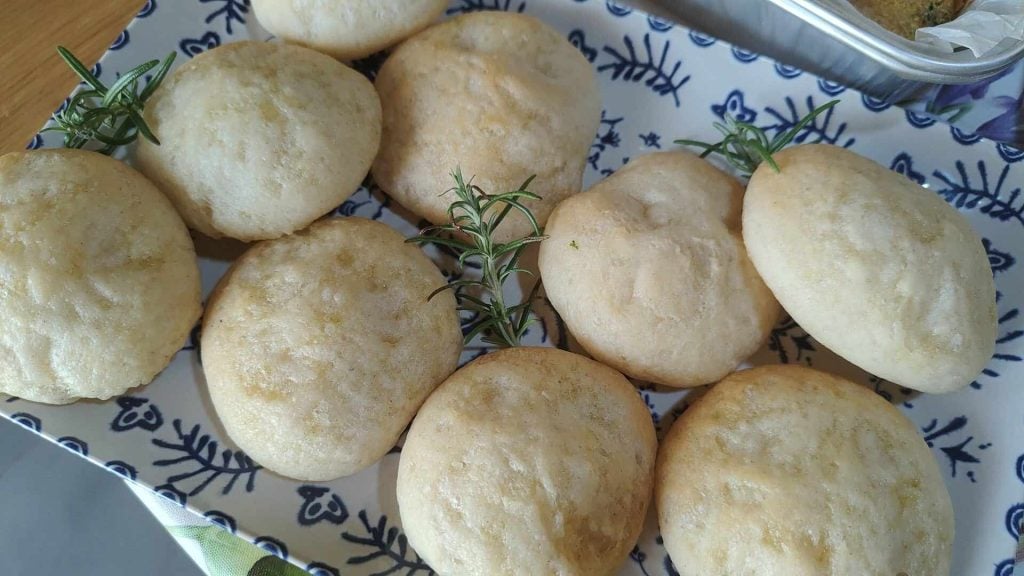 Focacitas suaves sin gluten