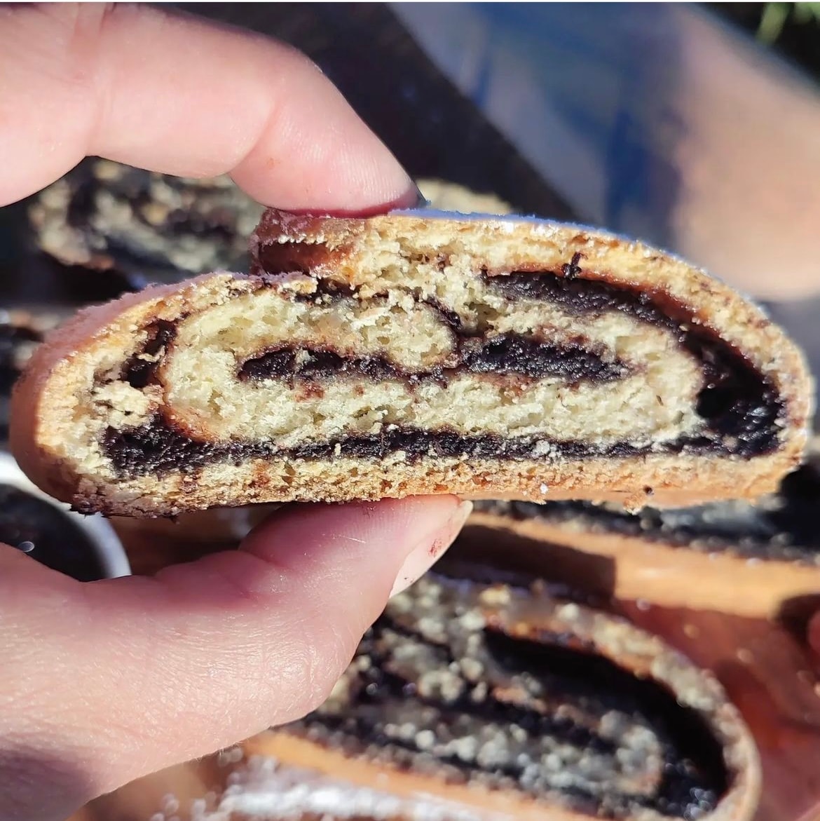 Galletas de mantequilla con mermelada