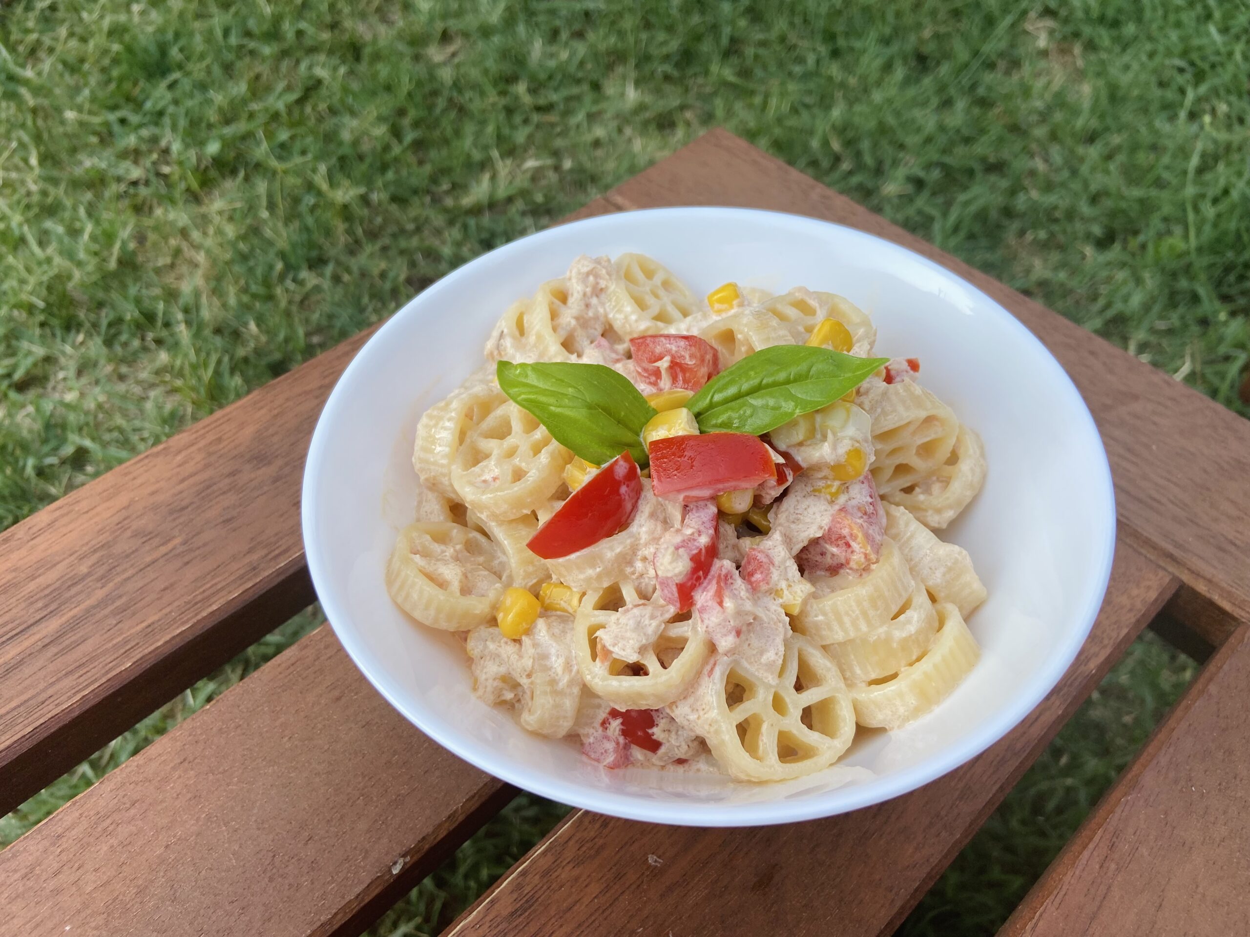Pasta fría cremosa