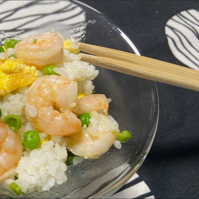 Arroz con gambas