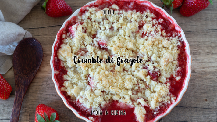 Crumble de fresas al coco