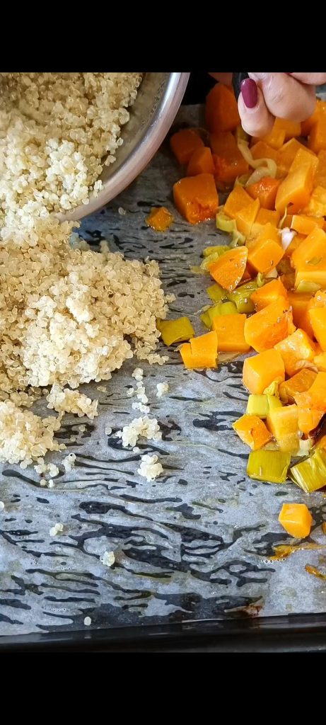Cocinamos también la quinoa en el horno