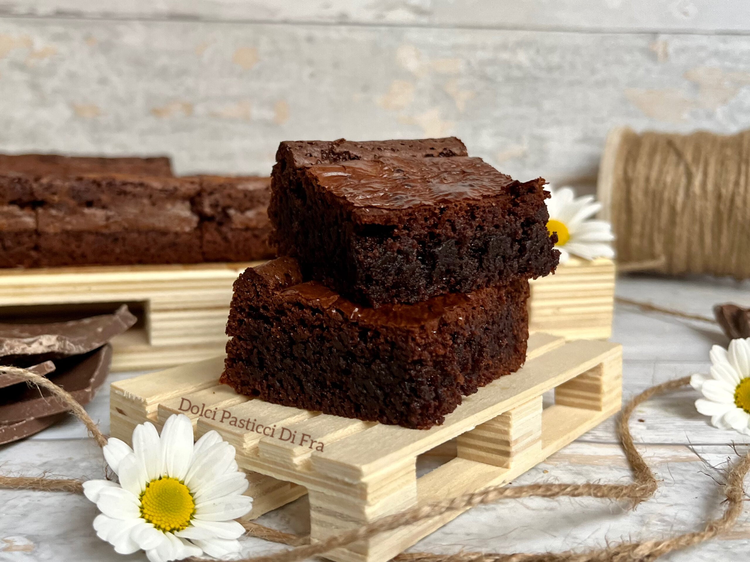 Brownies de chocolate con leche sin gluten