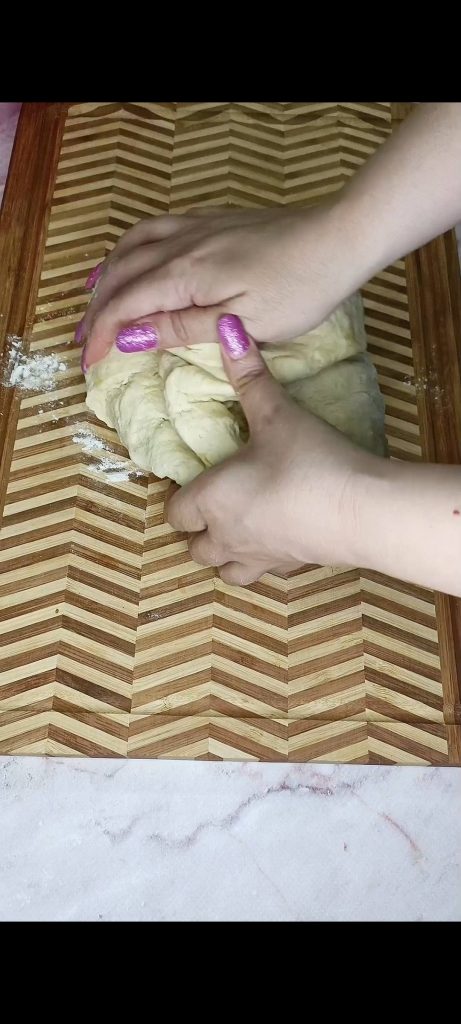Realizamos vueltas de pliegues 3 veces