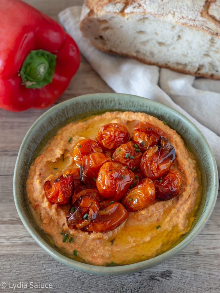 hummus de pimientos