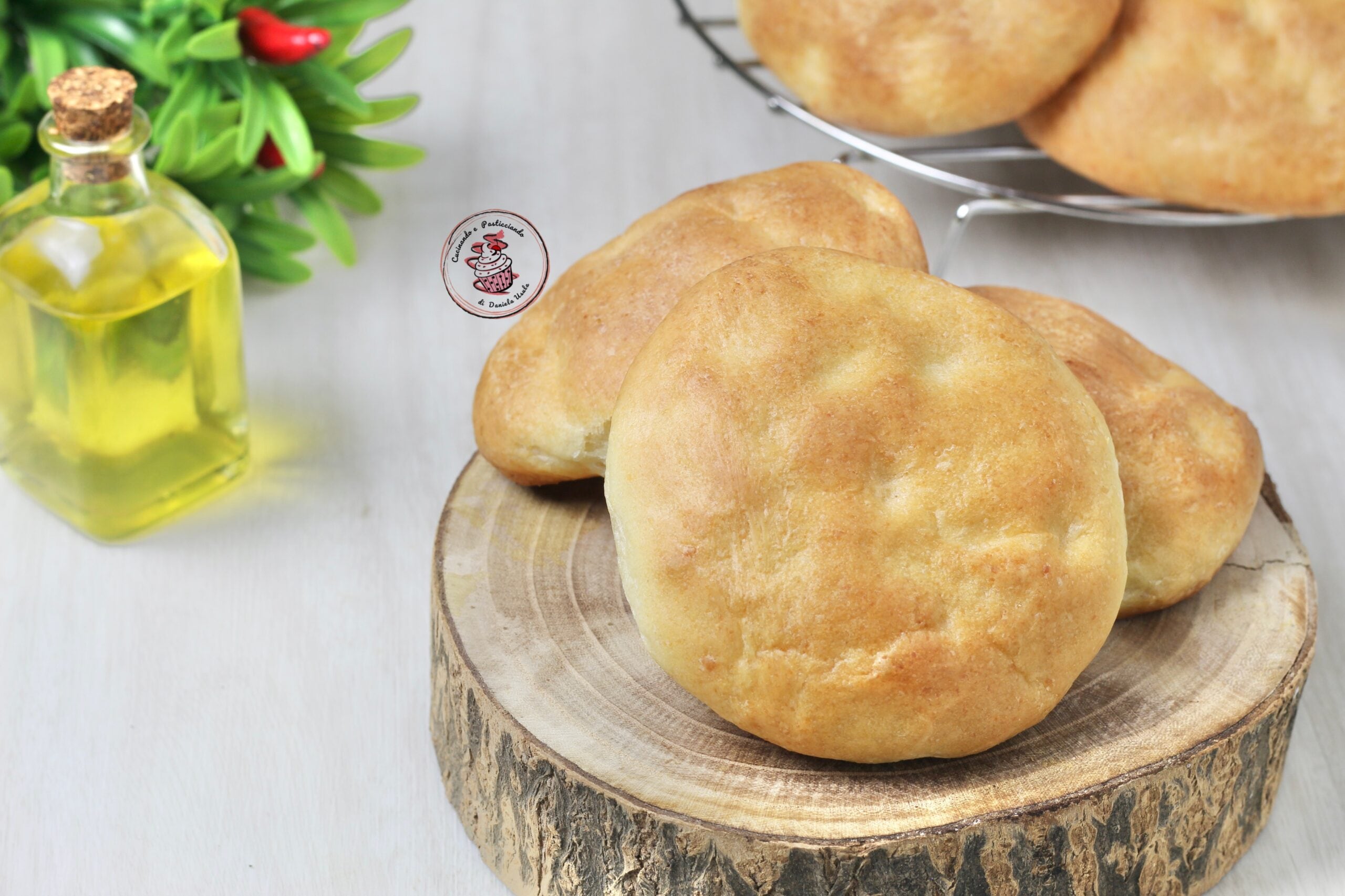 Panecillos suaves con copos de patata