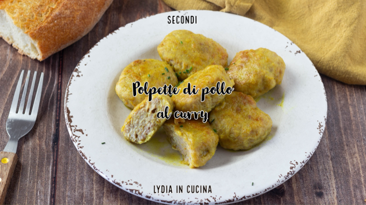 Albóndigas de pollo al curry