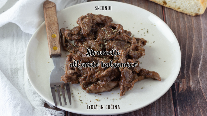 Tiras de carne al vinagre balsámico
