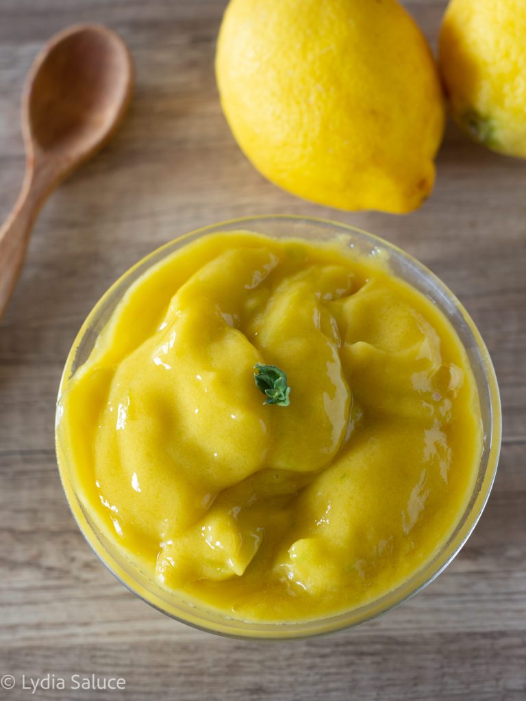 sorbete de mango sin heladera