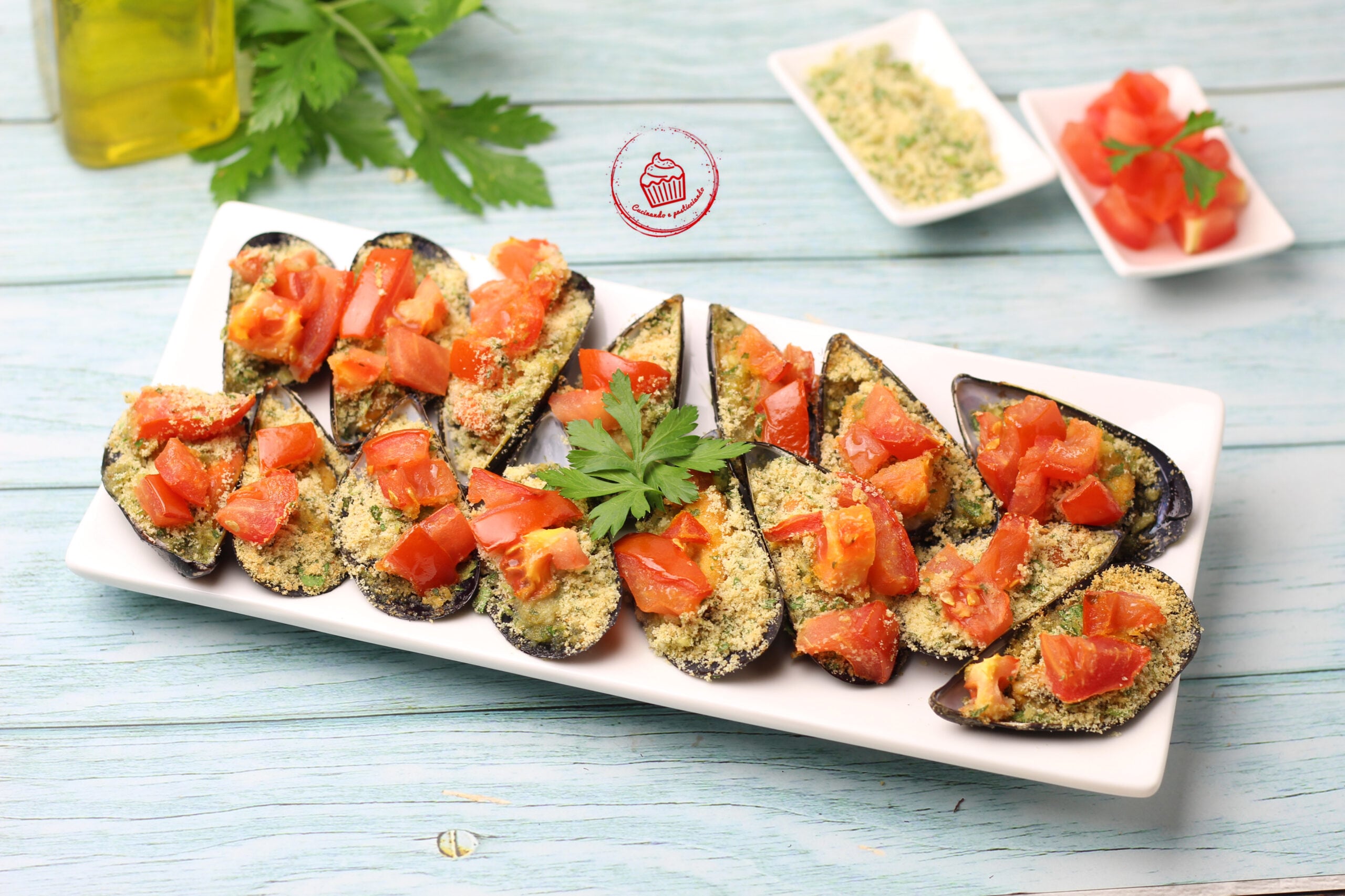 Mejillones gratinados