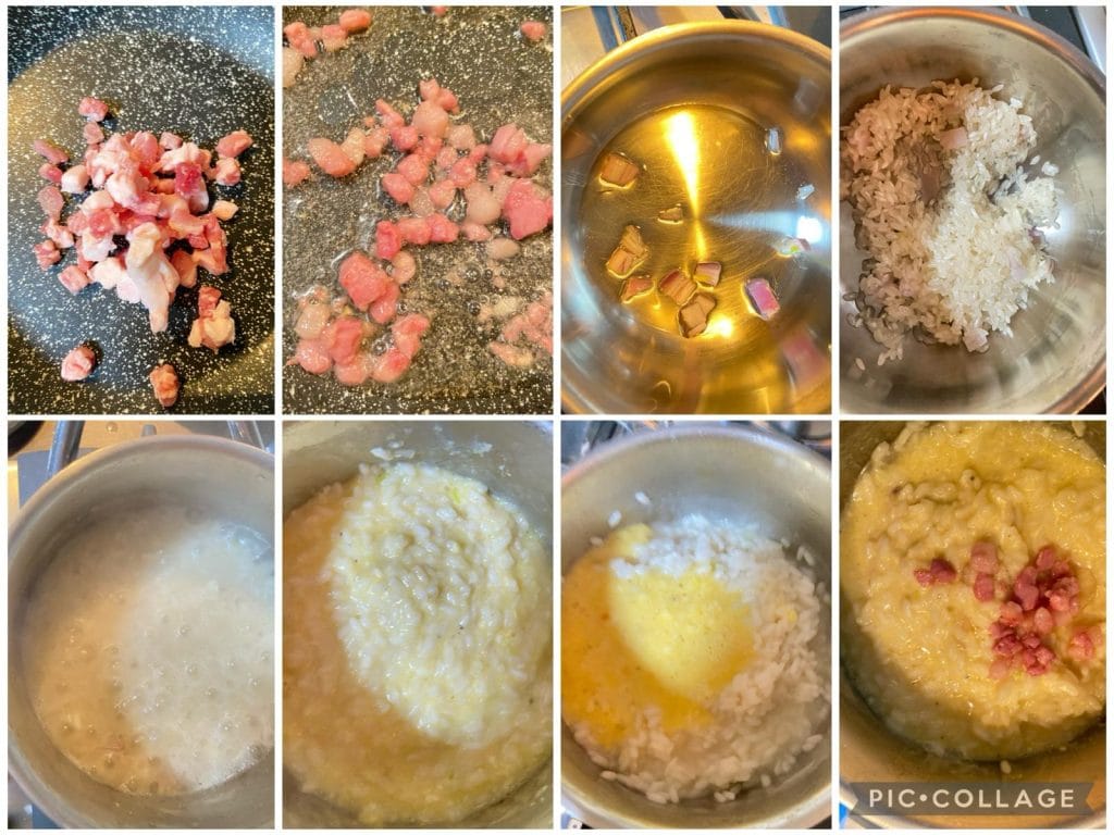 risotto a la carbonara