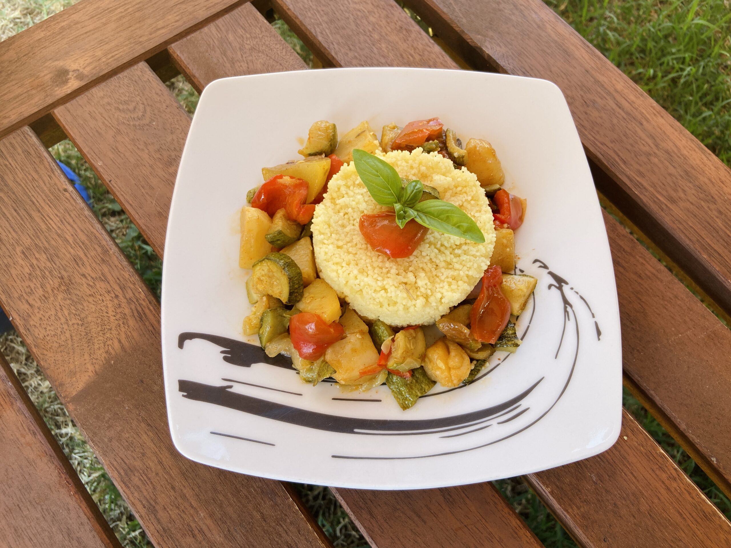 Cous cous con verduras a la paprika