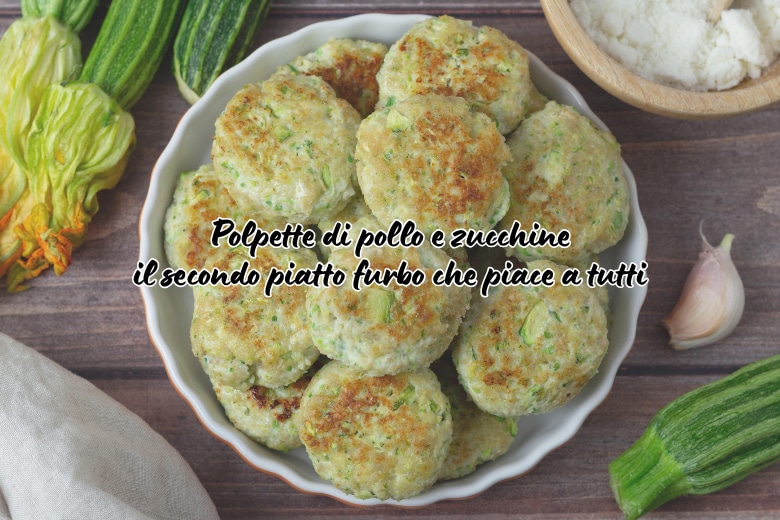Albóndigas de pollo y calabacín