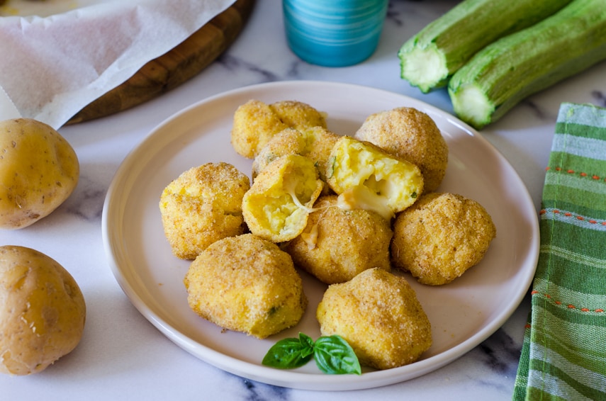 Albóndigas de patata al horno