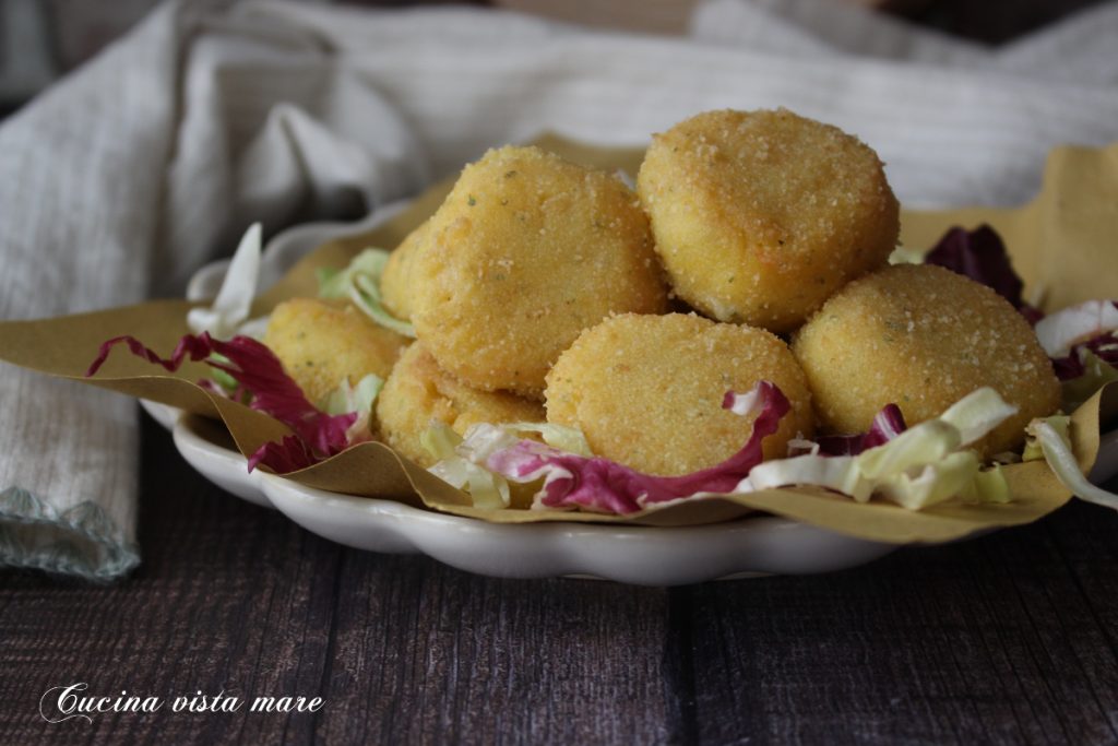 Albóndigas de patata y queso Cocina vista al mar