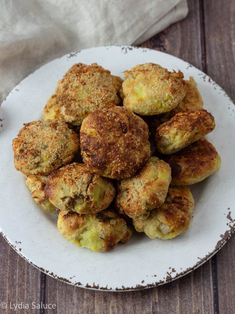 Albóndigas de patatas y bacalao