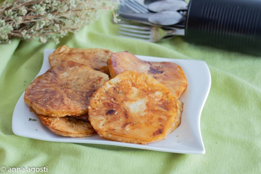 Apio nabo con salsa de soja guarnición veg