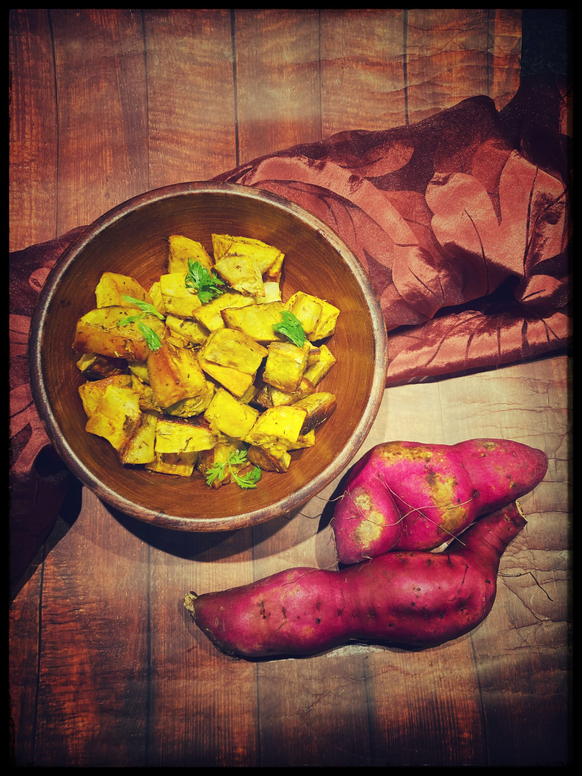 Batatas dulces asadas (Estados Unidos)