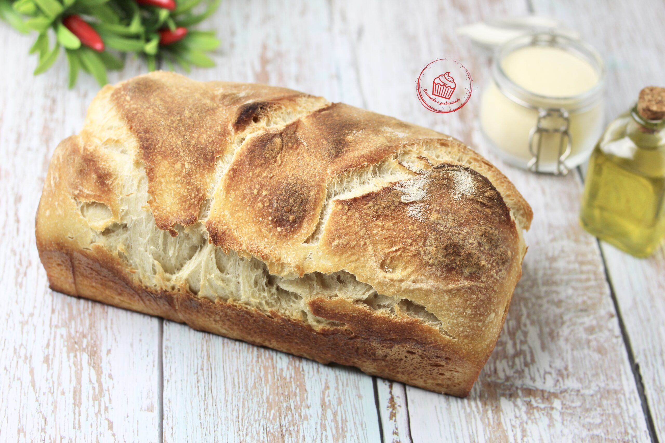 Pan de molde con masa madre