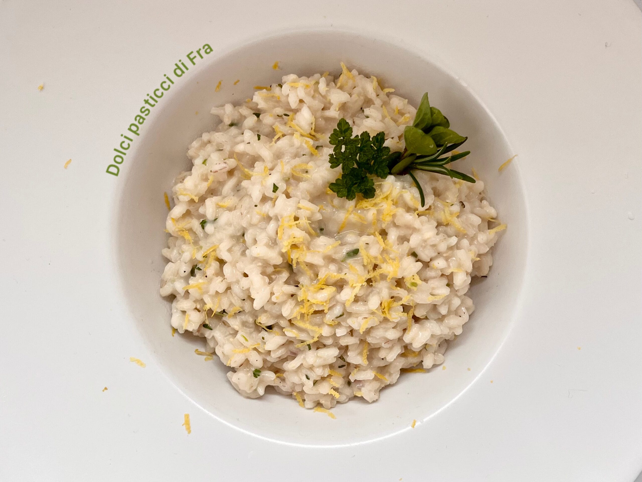 Risotto con hierbas aromáticas