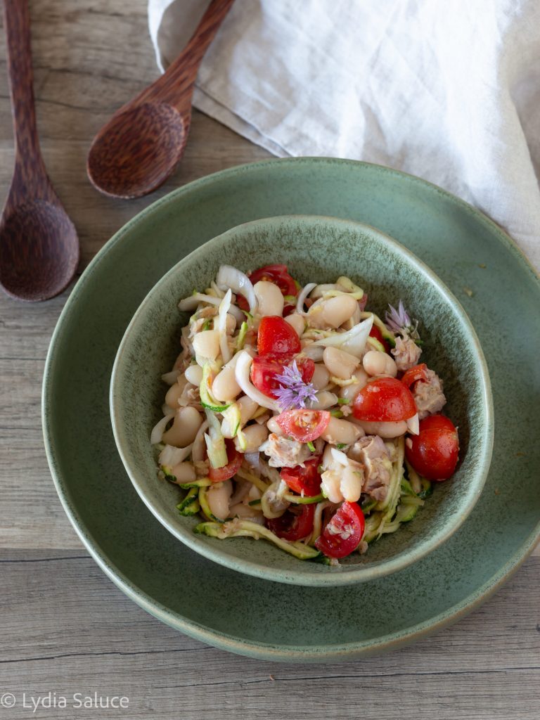 ensalada de alubias cannellini