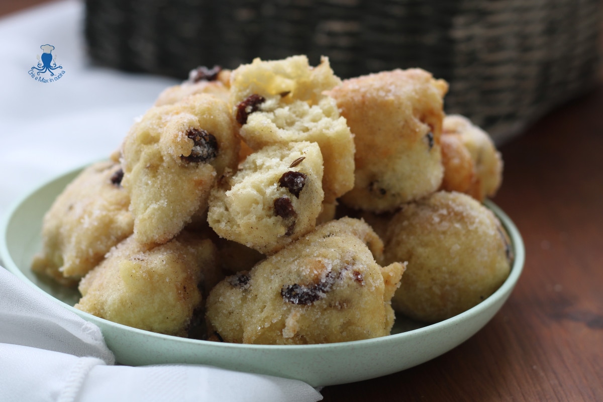 Buñuelos de San Martino, receta fermentada sin huevos