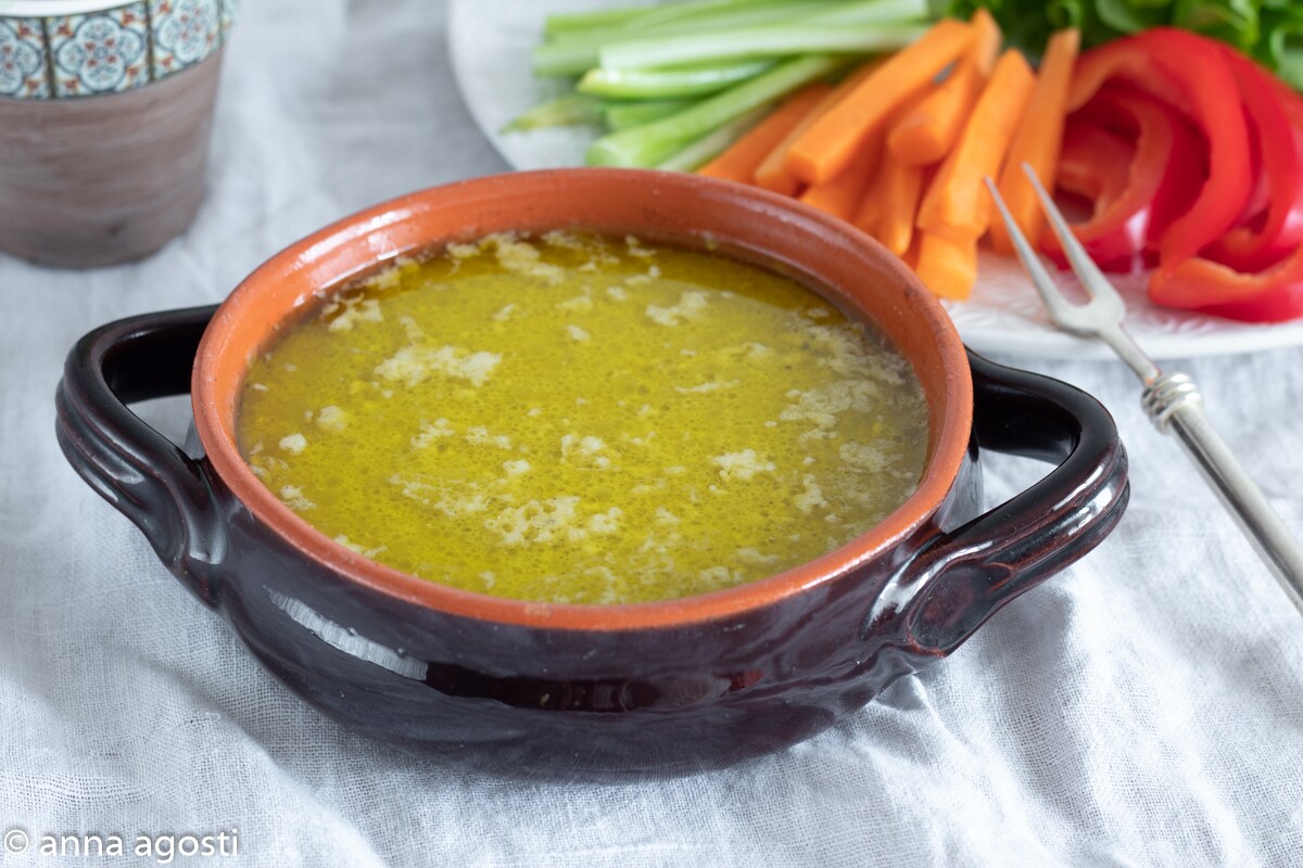 BAGNA CAUDA RECETA ORIGINAL y variantes