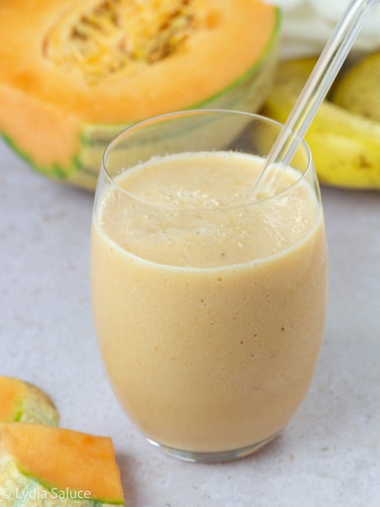 Batido de melón y plátano