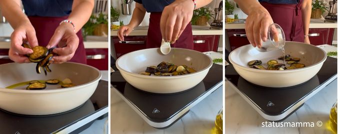 Berenjenas en sartén listas en 15 minutos – guarnición inteligente, suave y aromática