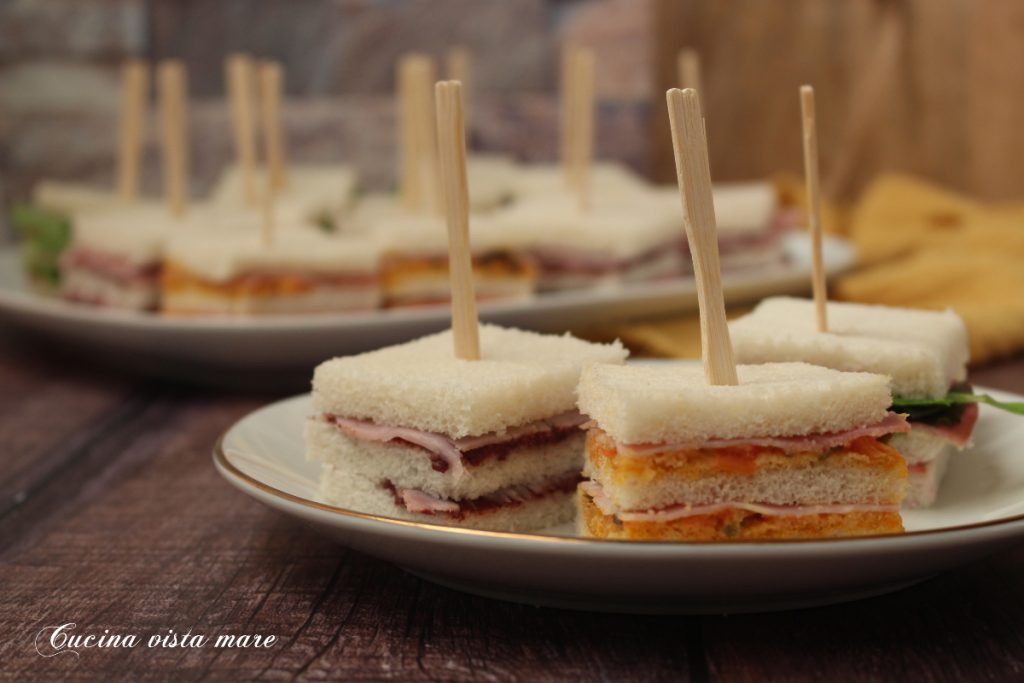 Bocadillos para buffet Cocina vista al mar