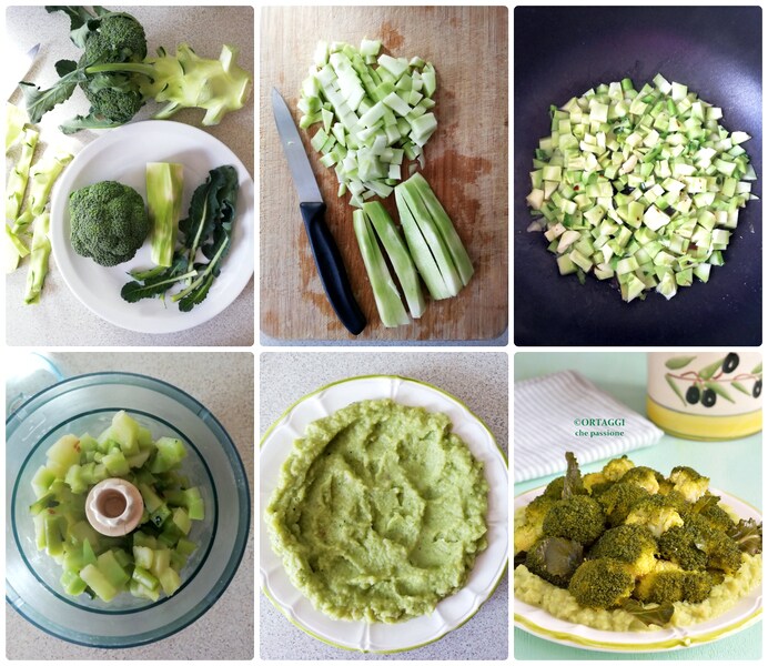 Brócoli cocidos con salsita antispreco - ORTAGGI que passione