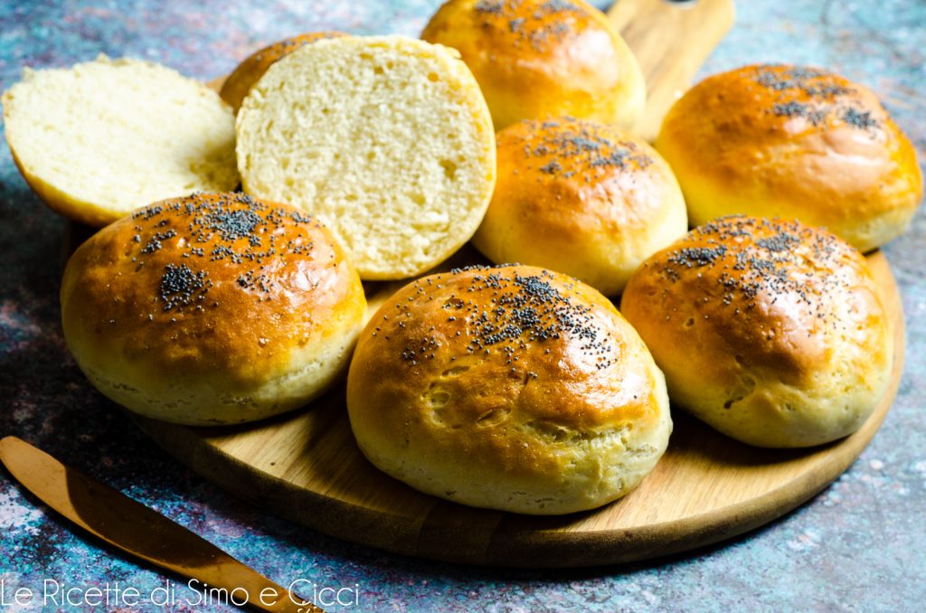 Panecillos para hamburguesa
