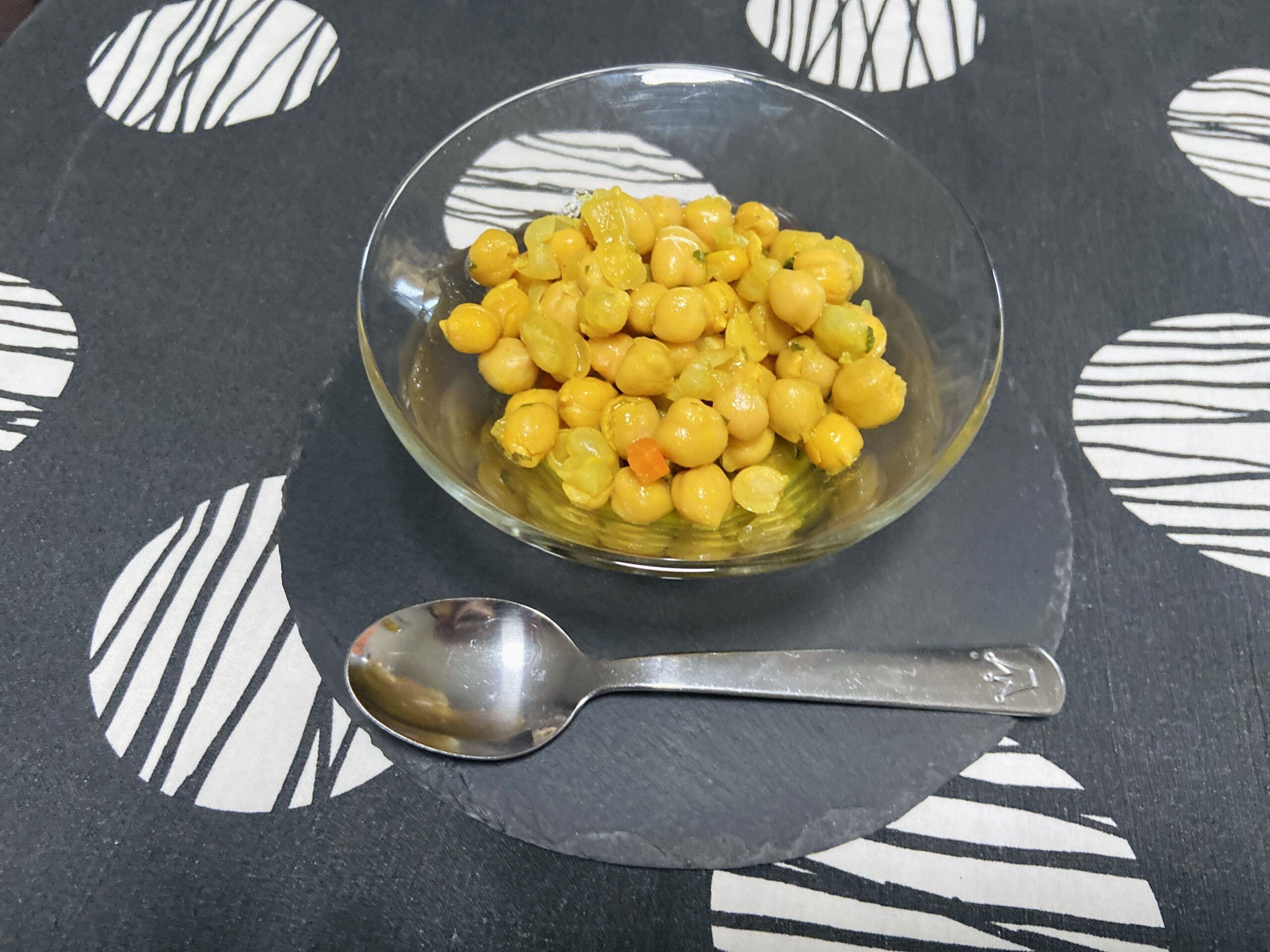 Garbanzos al curry rápidos