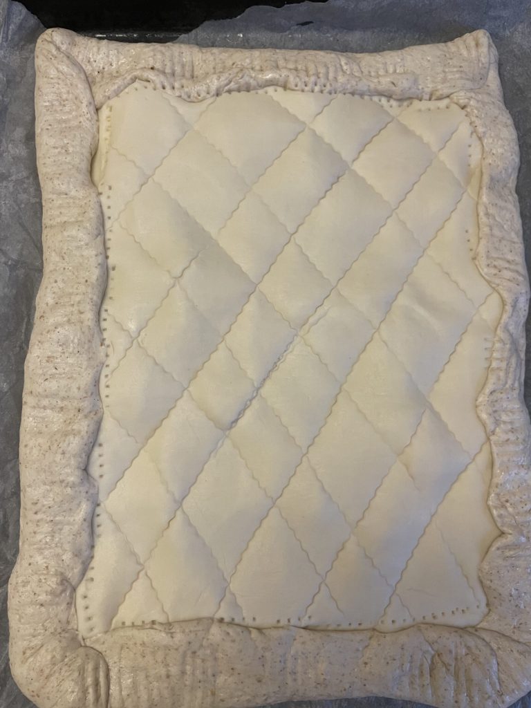 parigina blanca con masa madre lista