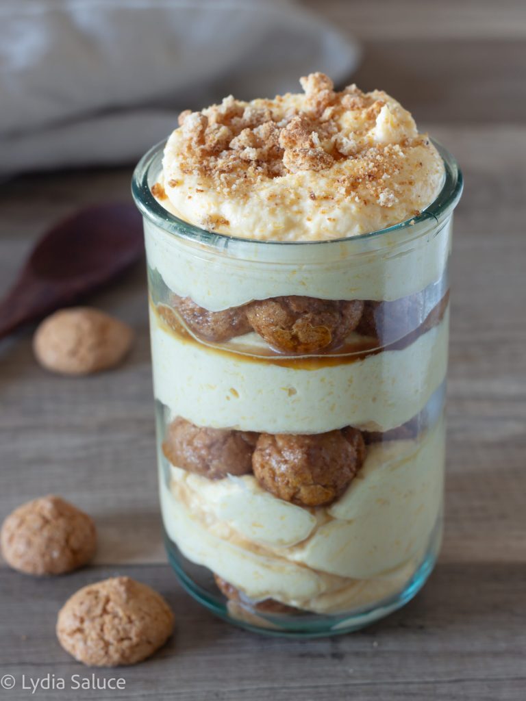 postre de calabaza y amaretti