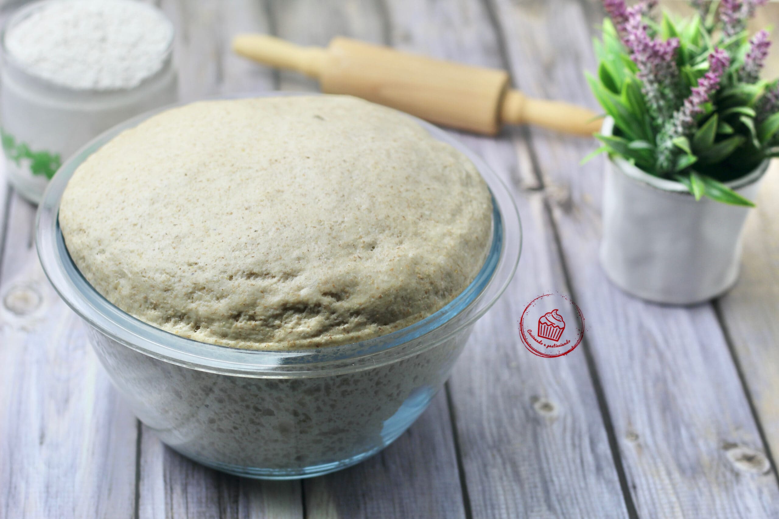 Masa para focaccia integral