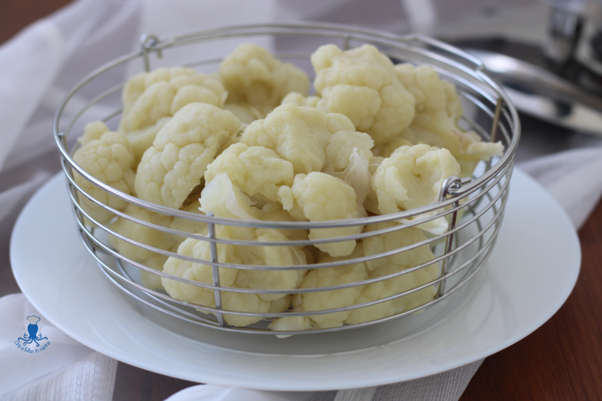 Coliflor al vapor con la olla a presión, ¡listo en 5 minutos!