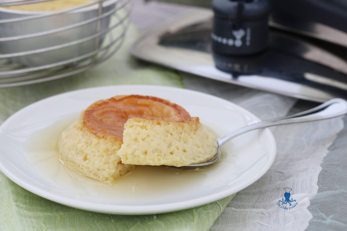 Flan de huevo en olla a presión