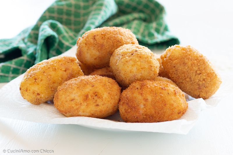 CROQUETAS DE ARROZ RELLENAS