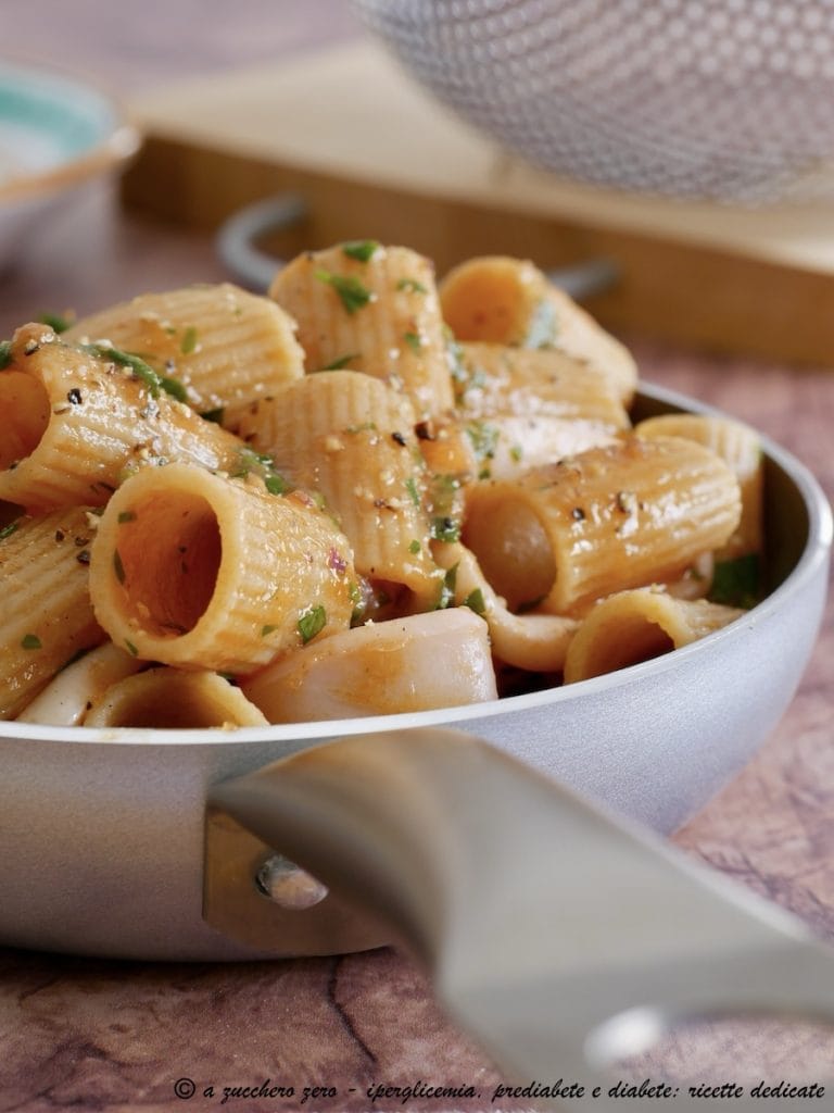 Calamarata light con mezzi rigatoni integrales