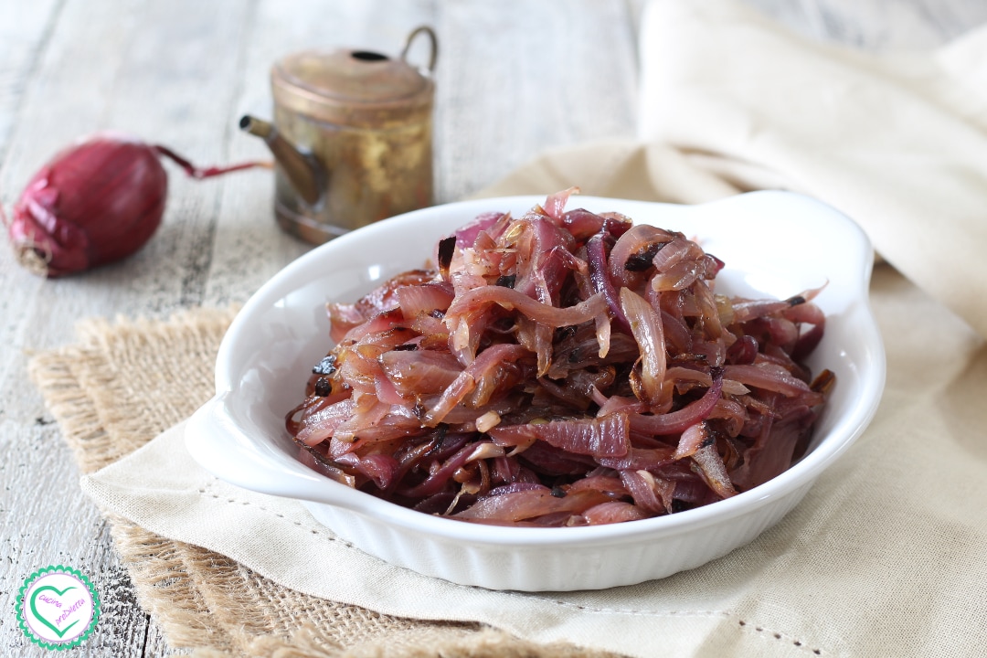 Cebollas rojas al horno