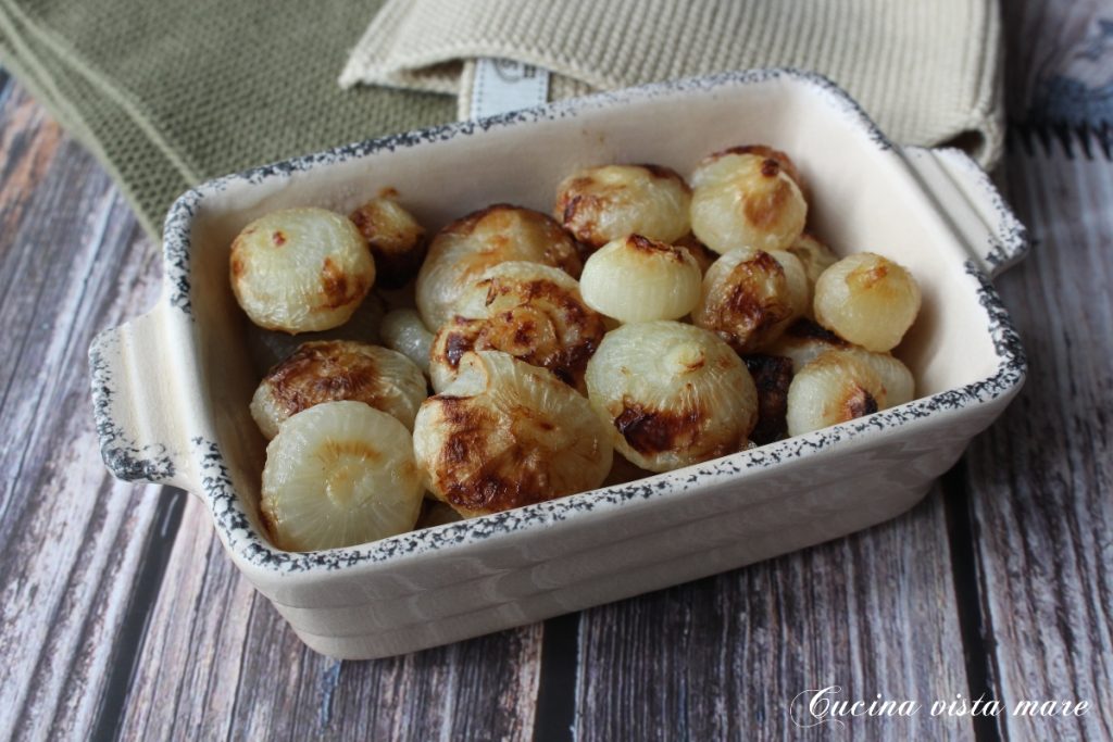 Cebolletas borettanas asadas Cocina vista mar